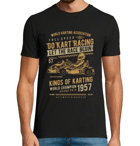 Camiseta Hombre Manga Corta Go Kart Racing laTostadora - latostadora.com - Modalova
