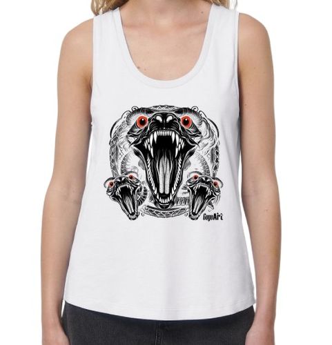 Camiseta Mujer Tirantes Loose Fit tres serpientes fondos claros laTostadora - latostadora.com - Modalova
