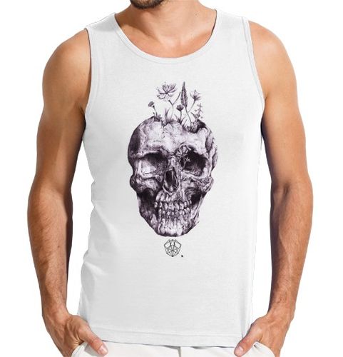 Camiseta Hombre Sin Mangas Calavera y flores laTostadora - latostadora.com - Modalova