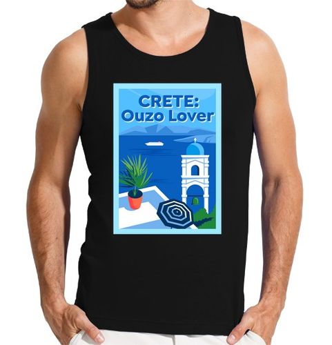 Camiseta Hombre Sin Mangas amante de creta ouzo laTostadora - latostadora.com - Modalova