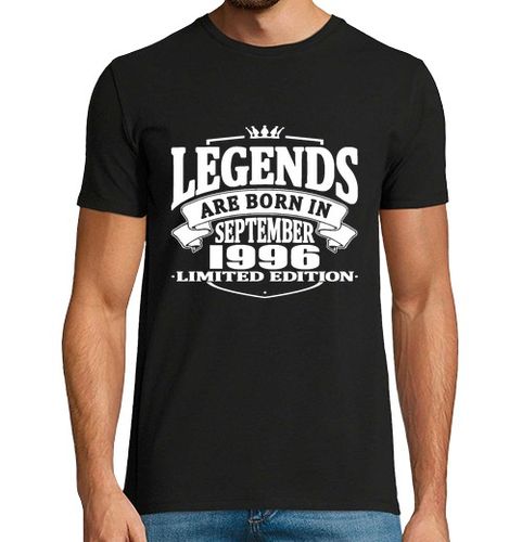 Camiseta Hombre Manga Corta las leyendas nacen en septiembre de 199 laTostadora - latostadora.com - Modalova