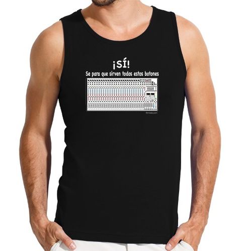 Camiseta Hombre Sin Mangas THMS007_SI_BOTONES laTostadora - latostadora.com - Modalova