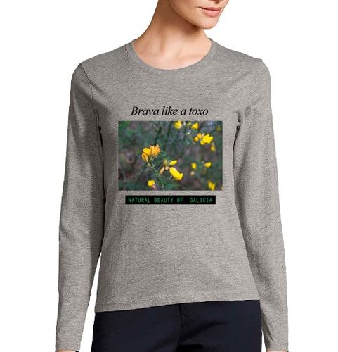 Camiseta Mujer Manga Larga Camiseta manga larga Brava like a toxo laTostadora - latostadora.com - Modalova