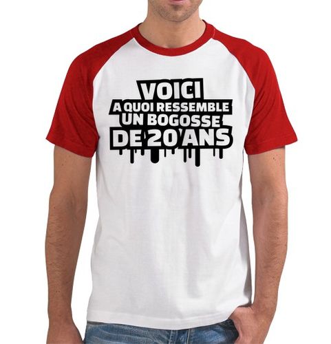 Camiseta Hombre Estilo Béisbol Esto es lo que parece bogosse de 20 año laTostadora - latostadora.com - Modalova