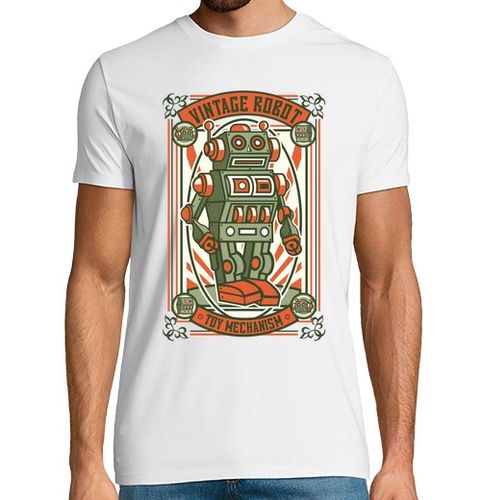 Camiseta Hombre Manga Corta Vintage Robot laTostadora - latostadora.com - Modalova