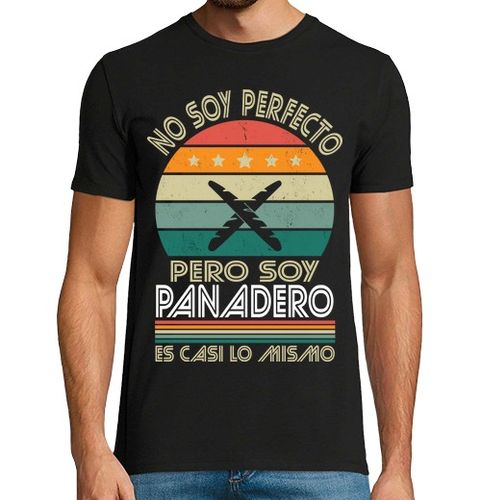 Camiseta Hombre Manga Corta No Soy Perfecto Pero Soy Panadero laTostadora - latostadora.com - Modalova
