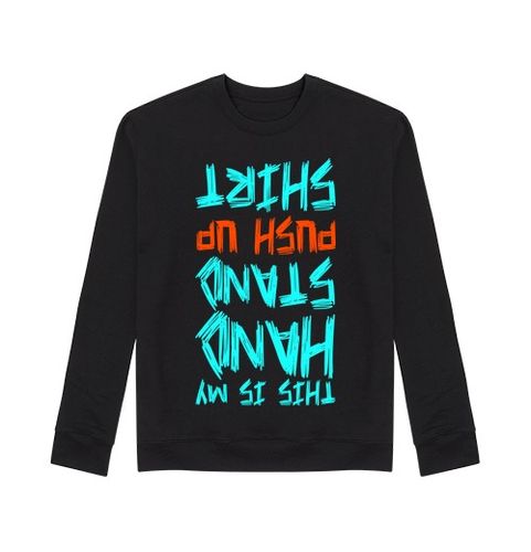 Sudadera Sin Capucha Unisex Hand Stand Push Up - CrossFit laTostadora - latostadora.com - Modalova