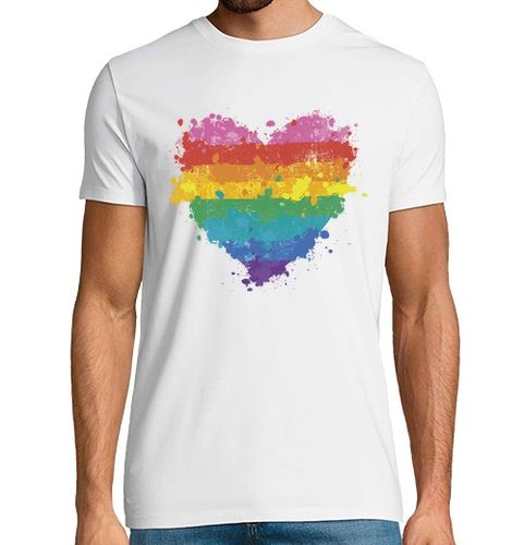 Camiseta Hombre Manga Corta LOVE IS LOVE laTostadora - latostadora.com - Modalova