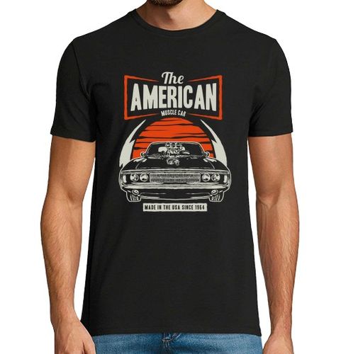 Camiseta Hombre Manga Corta American Muscle Car laTostadora - latostadora.com - Modalova