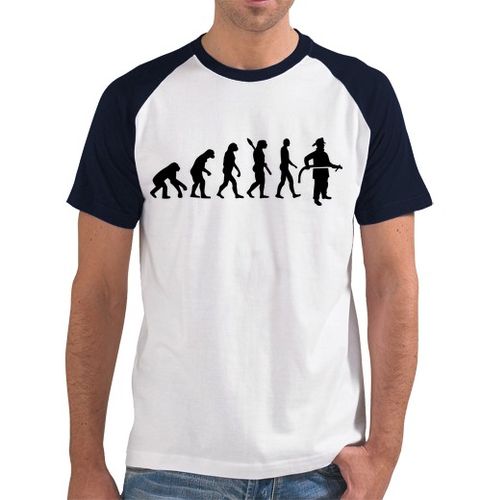 Camiseta Hombre Estilo Béisbol bombero de la evolución laTostadora - latostadora.com - Modalova