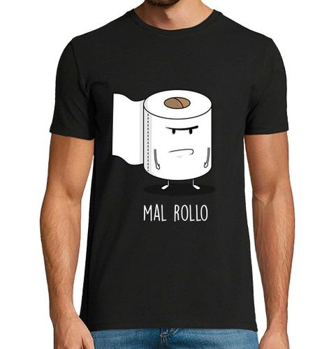 Camiseta Hombre Manga Corta Mal Rollo Black laTostadora - latostadora.com - Modalova
