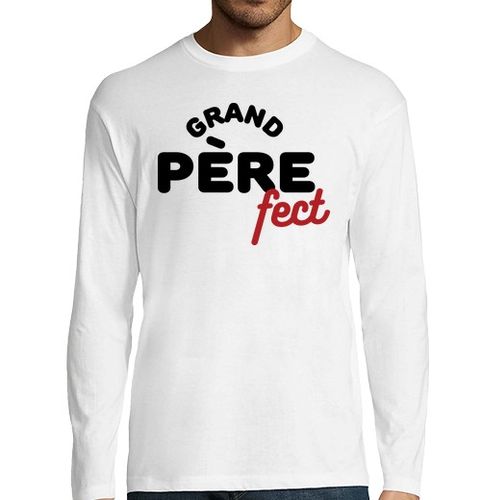 Camiseta Hombre Manga Larga abuelo-abuelo perfecto laTostadora - latostadora.com - Modalova