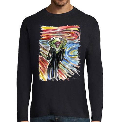 Camiseta Hombre Manga Larga El Grito de Gustavo laTostadora - latostadora.com - Modalova