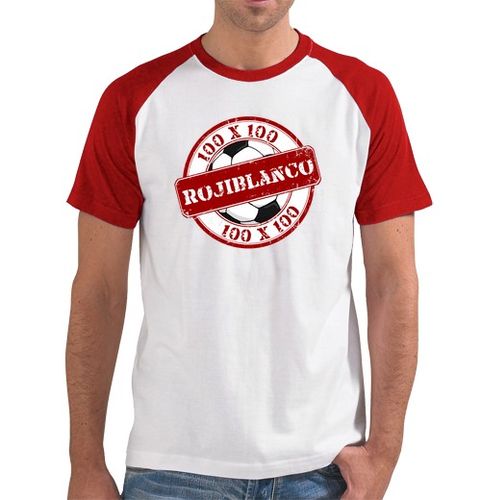 Camiseta Hombre Estilo Béisbol Atlético de Madrid Rojiblanco laTostadora - latostadora.com - Modalova