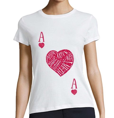 Camiseta Mujer Manga Corta As de Corazones laTostadora - latostadora.com - Modalova