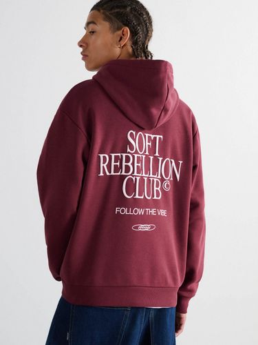 Sudadera con capucha y estampado - Cropp - Modalova