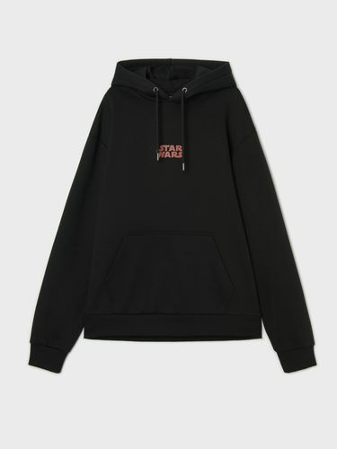 Sudadera negra con capucha y estampado Darth Vader Star Wars - Cropp - Modalova