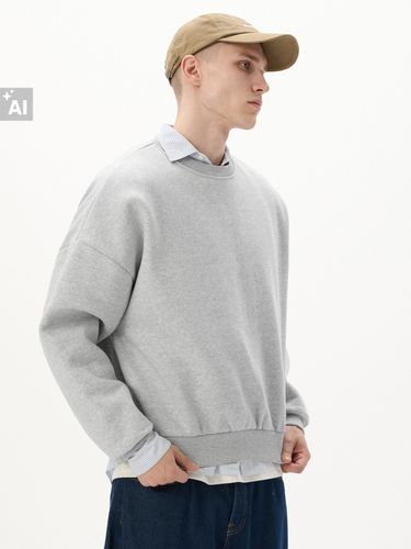 Cropp - Sudadera basic - Gris claro - Cropp - Modalova