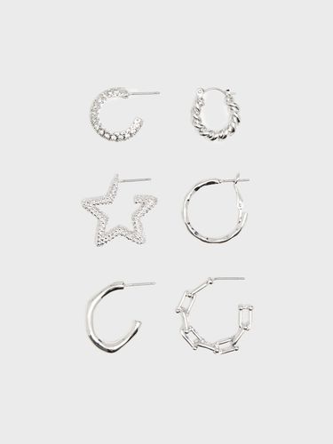 Pack de 6 pendientes - Cropp - Modalova
