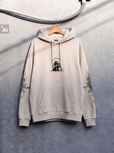Sudadera con capucha y estampado - Cropp - Modalova