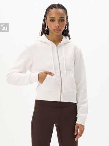 Sudadera deportiva con capucha y cremallera - Cropp - Modalova