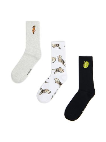Pack de 3 pares de calcetines con motivos Shrek - Cropp - Modalova