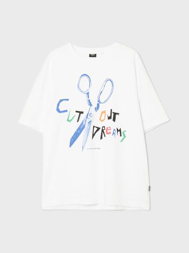 Camiseta blanca con estampado - Cropp - Modalova