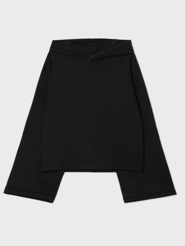 Sudadera negra con capucha - Cropp - Modalova