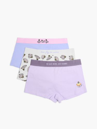 Pack de 3 bóxeres con estampado - Cropp - Modalova
