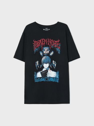 Camiseta negra con estampado Death Note - Cropp - Modalova