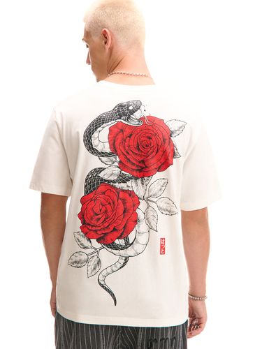 Camiseta estampada y bordada - Cropp - Modalova