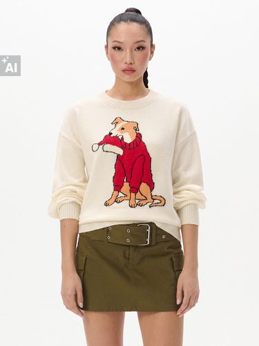 Cropp - Jersey navideño - Blanco - Cropp - Modalova