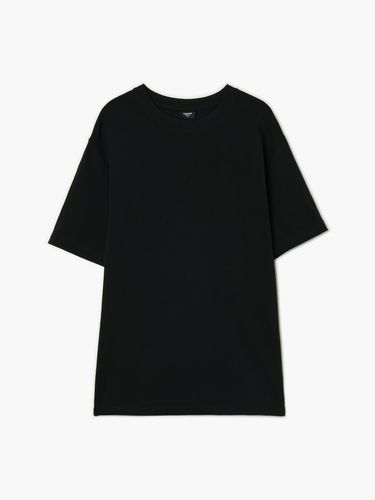Cropp - Camiseta basic lisa - Negro - Cropp - Modalova