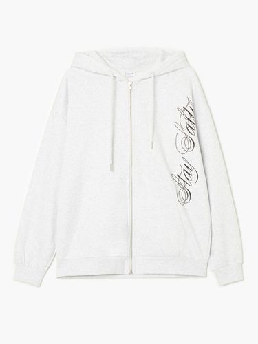 Sudadera con capucha con mensaje - Cropp - Modalova