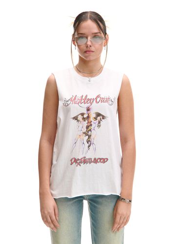 Camiseta blanca con estampado Mötley Crüe - Cropp - Modalova