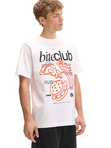 Camiseta blanca con estampado - Cropp - Modalova