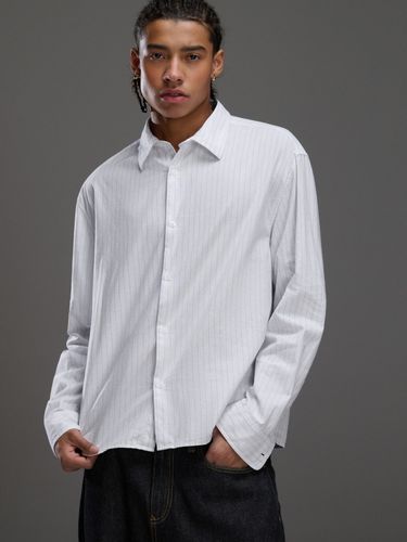 Cropp - Camisa a rayas - Blanco - Cropp - Modalova