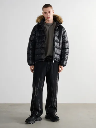 Cropp - Vaqueros baggy - Negro - Cropp - Modalova