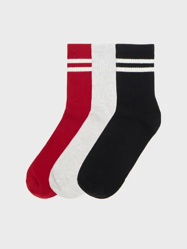 Pack de 3 pares de calcetines basic - Cropp - Modalova