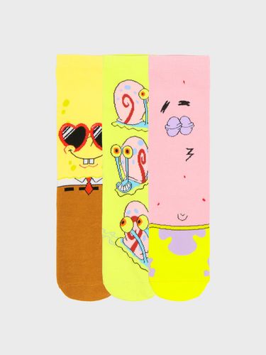 Pack de 3 pares de calcetines SpongeBob SquarePants - Cropp - Modalova