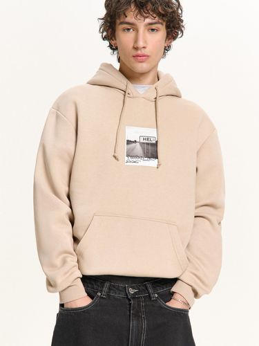 Sudadera con capucha y estampado - Cropp - Modalova