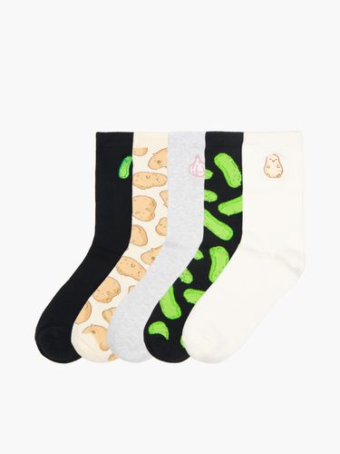 Pack de 5 pares de calcetines - Cropp - Modalova