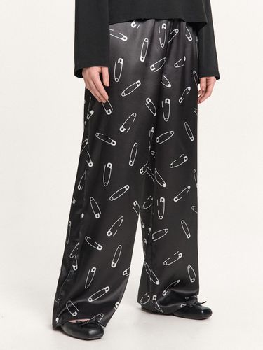 Cropp - Pantalón estampado - Negro - Cropp - Modalova