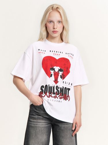 Camiseta oversize con estampado - Cropp - Modalova