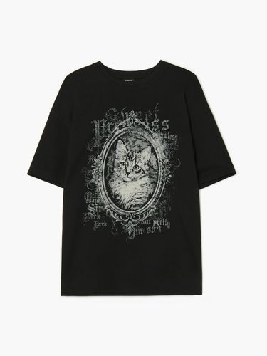 Cropp - Camiseta estampada - Negro - Cropp - Modalova