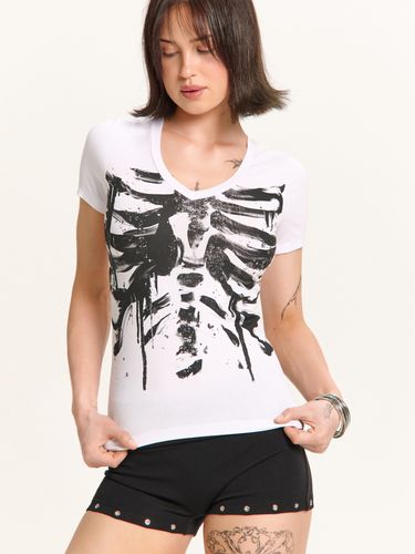 Cropp - Camiseta estampada - Blanco - Cropp - Modalova
