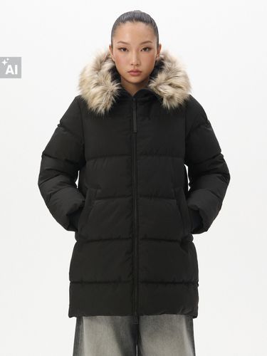 Abrigo acolchado con capucha - Cropp - Modalova