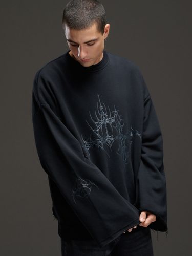 Cropp - Sudadera estampada - Negro - Cropp - Modalova