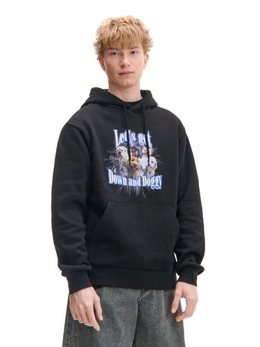 Sudadera negra con capucha - Cropp - Modalova