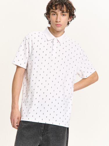 Cropp - Polo con estampado - Blanco - Cropp - Modalova